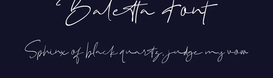 Baletta Font by Situjuh — Script Handwritten Font — thumbnail 2