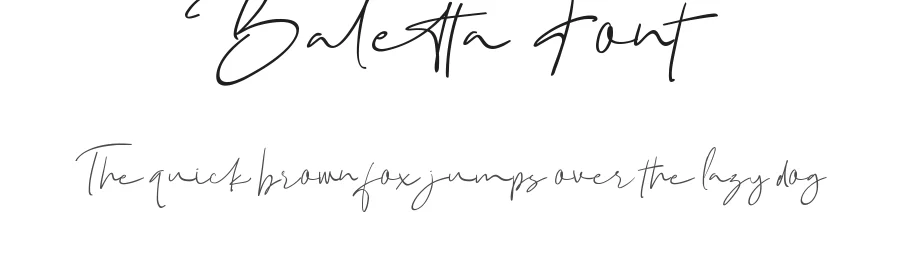 Baletta Font by Situjuh — Script Handwritten Font