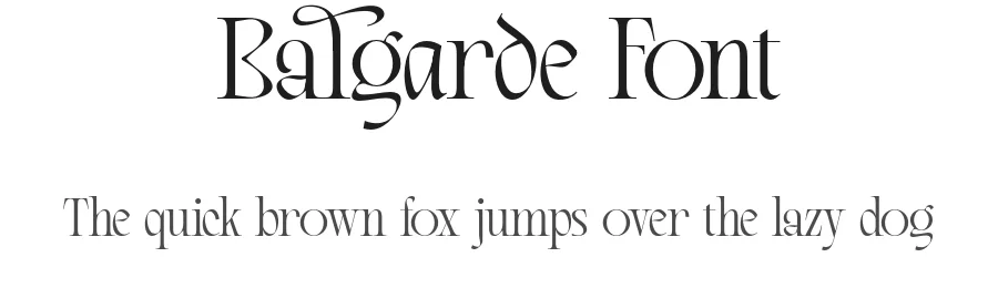 Balgarde Font by RNDI TypeFoundry β Serif Font