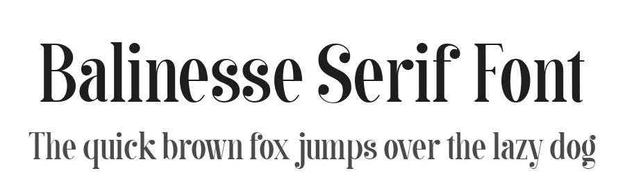Balinesse Serif Font by DNArtDesign — Serif Font