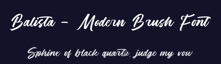 Balista – Modern Brush Font by letterenastudios — Script Handwritten Font — thumbnail 2