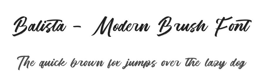 Balista – Modern Brush Font by letterenastudios — Script Handwritten Font