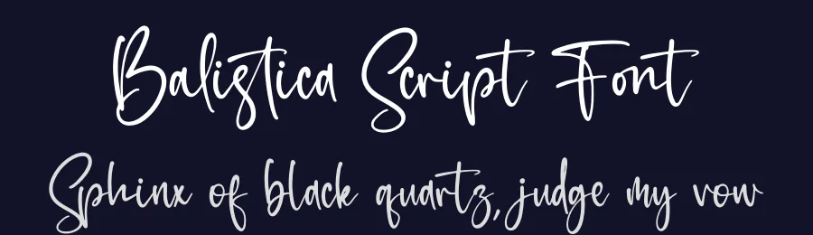 Balistica Script Font by afterpaper — Script Handwritten Font — thumbnail 2