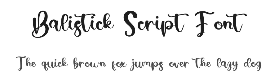 Balistick Script Font by inermediaSTUDIO — Script Handwritten Font