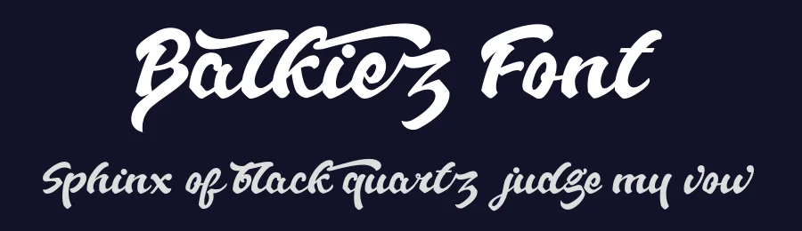 Balkiez Font by Dedekurniawan — Script Handwritten Font — thumbnail 2