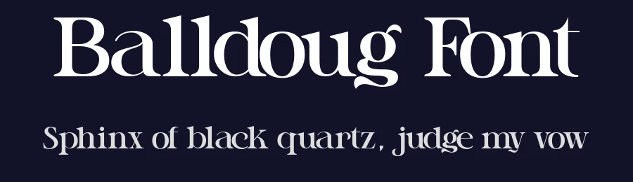 Balldoug Font by Qweera Studio — Serif Font — thumbnail 2