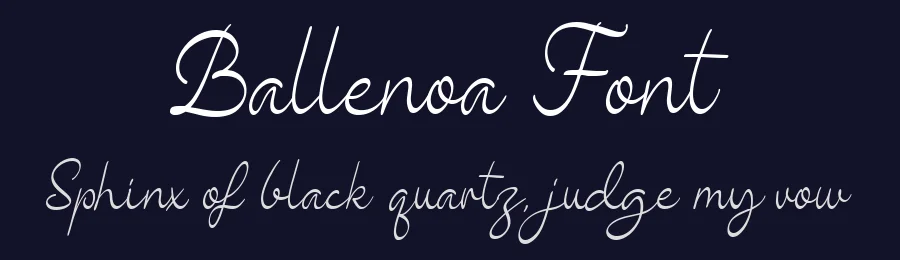 Ballenoa Font by Lettermine — Script Handwritten Font — thumbnail 2