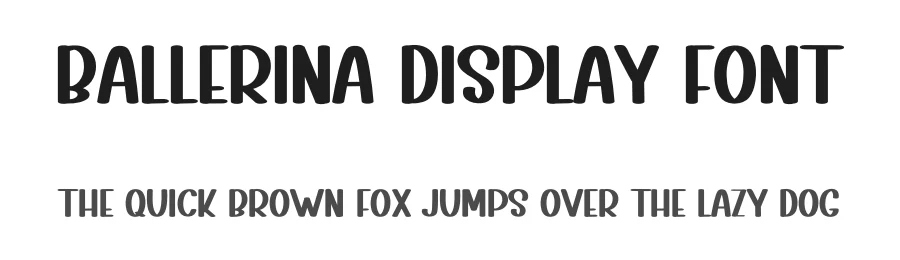 Ballerina Display Font by inermediaSTUDIO — Display Font