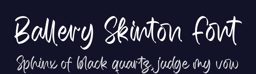 Ballery Skinton Font by letterenastudios — Script Handwritten Font — thumbnail 2