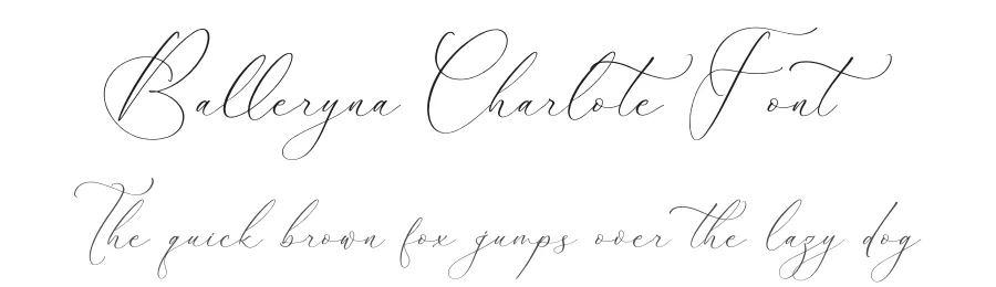 Balleryna Charlote Font by Storytype — Script Handwritten Font