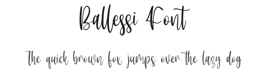 Ballessi Font by Forberas Foundry — Script Handwritten Font