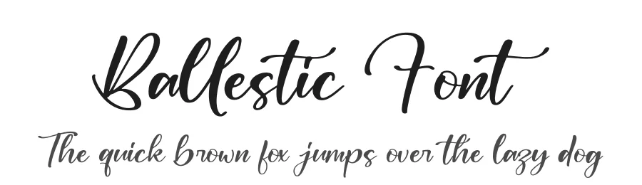 Ballestic Font by letterfabric — Script Handwritten Font