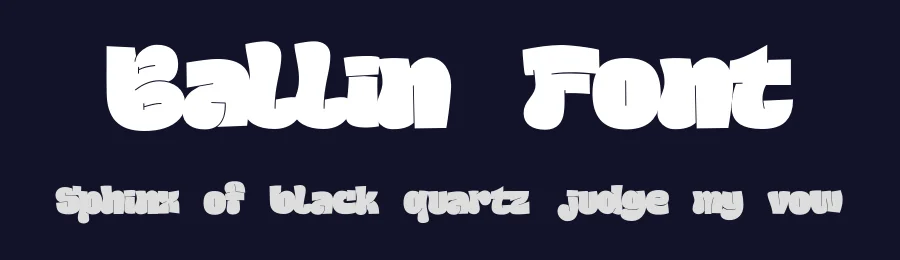Ballin Font by Surplus Type Co — Display Font — thumbnail 2
