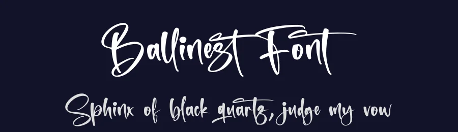 Ballinest Font by letternity — Script Handwritten Font — thumbnail 2