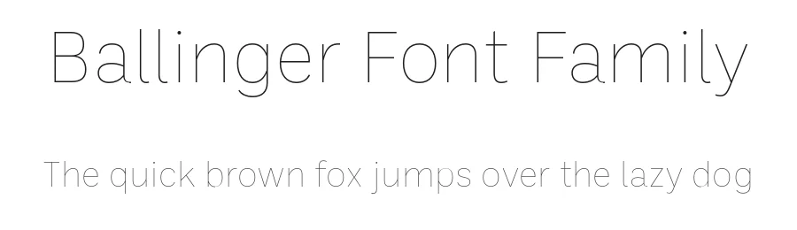 Ballinger Font Family by Signal — Sans Serif Font