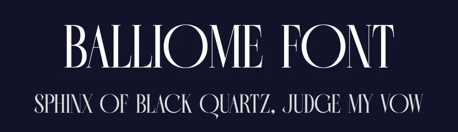 Balliome Font by timelesstype.co — Serif Font — thumbnail 2