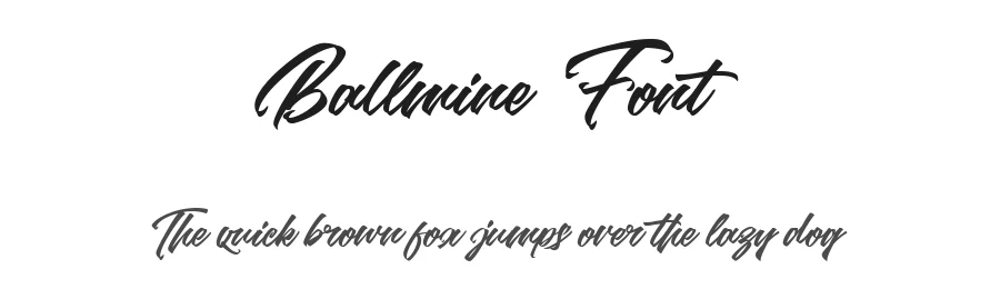 Ballmine Font by metafontsy — Script Handwritten Font
