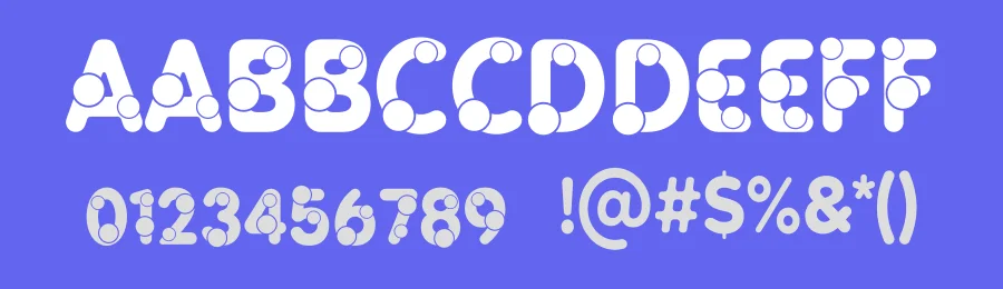 Ballon Bubbles Display Font by andikastudio — Display Font — thumbnail 3