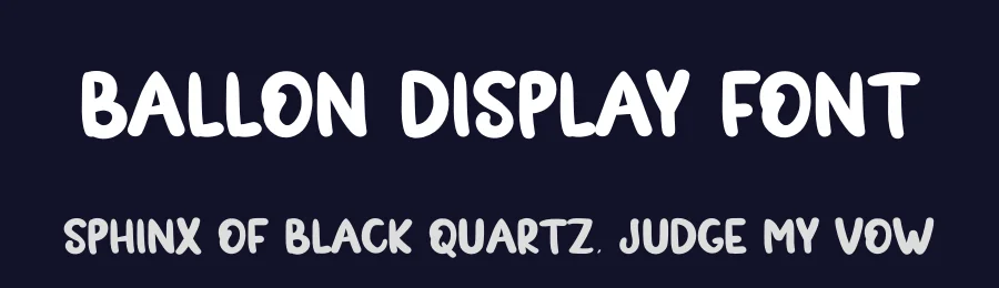 Ballon Display Font by andikastudio — Display Font — thumbnail 2