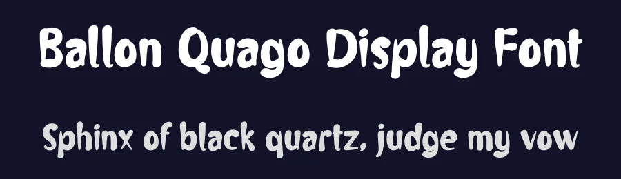 Ballon Quago Display Font by andikastudio — Display Font — thumbnail 2