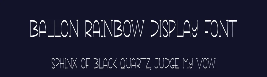 Ballon Rainbow Display Font by andikastudio — Display Font — thumbnail 2
