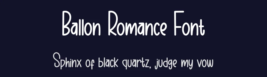 Ballon Romance Font by Minimalist Eyes — Display Font — thumbnail 2