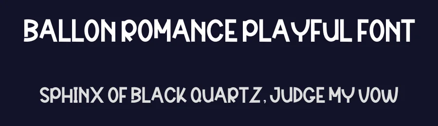Ballon Romance Playful Font by freshtypeink — Display Font — thumbnail 2