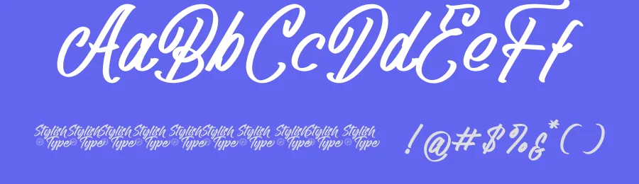 Ballonk Stevihay – Bold Calligraphy Font by stylishtype.co — Script Handwritten Font — thumbnail 3