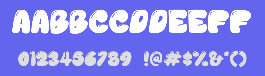 Balloon Birthday Font by imamfathoni0 — Display Font — thumbnail 3