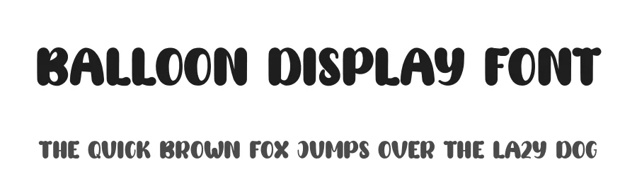 Balloon Display Font by andikastudio — Display Font