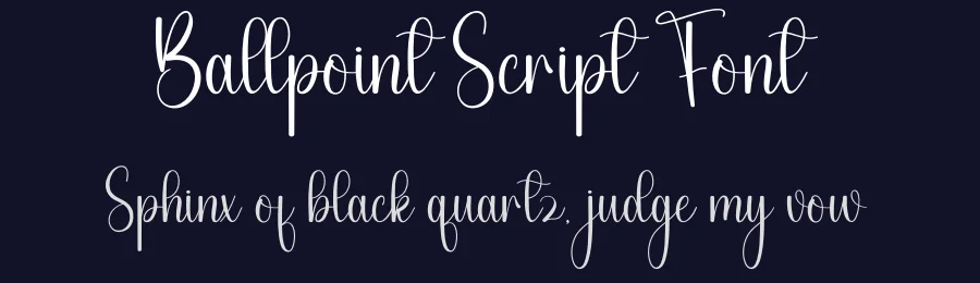 Ballpoint Script Font by andikastudio — Script Handwritten Font — thumbnail 2