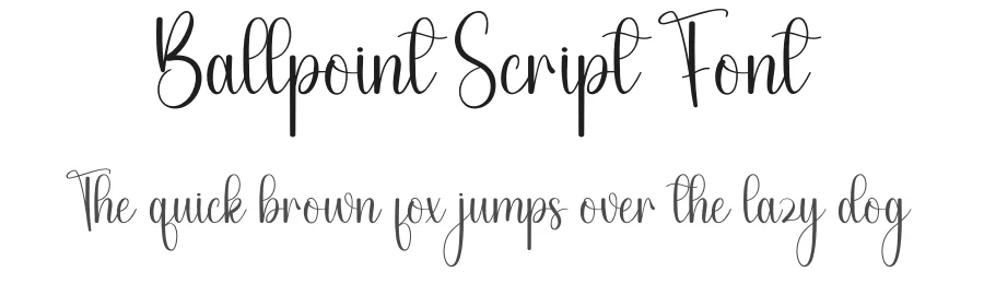 Ballpoint Script Font by andikastudio — Script Handwritten Font