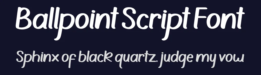 Ballpoint Script Font by inermediaSTUDIO — Script Handwritten Font — thumbnail 2