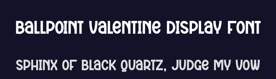Ballpoint Valentine Display Font by andikastudio — Display Font — thumbnail 2