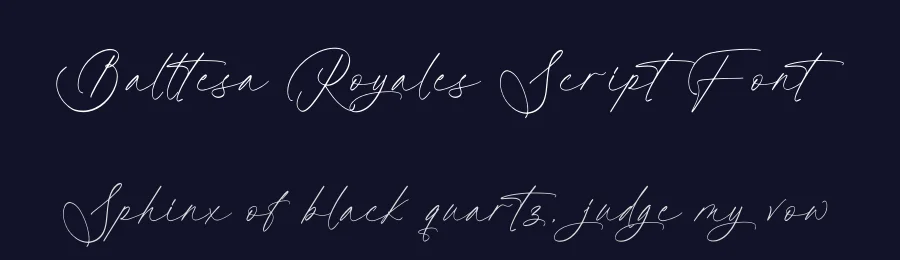 Balltesa Royales Script Font by Operatype.Co — Script Handwritten Font — thumbnail 2