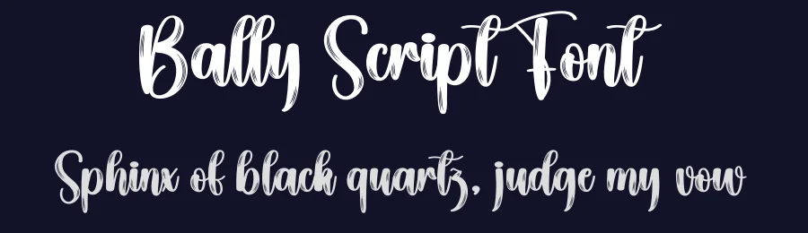 Bally Script Font by creativeletter — Script Handwritten Font — thumbnail 2