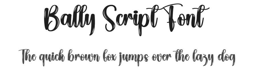 Bally Script Font by creativeletter — Script Handwritten Font