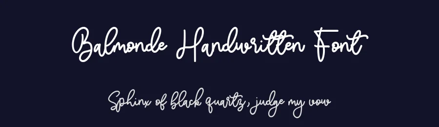 Balmonde Handwritten Font by balpirick — Script Handwritten Font — thumbnail 2