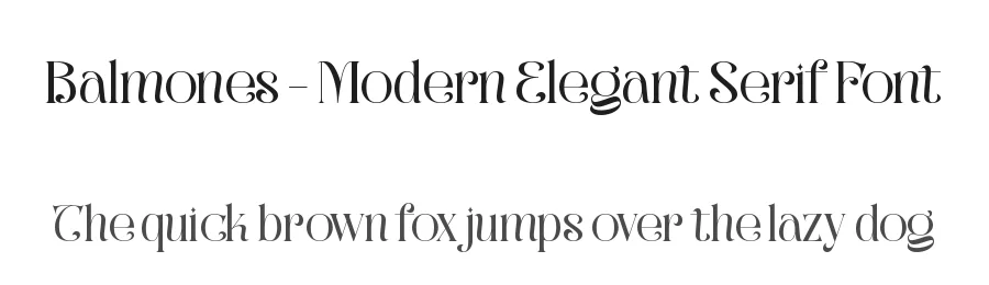 Balmones – Modern Elegant Serif Font by timelesstype.co — Script Handwritten Font