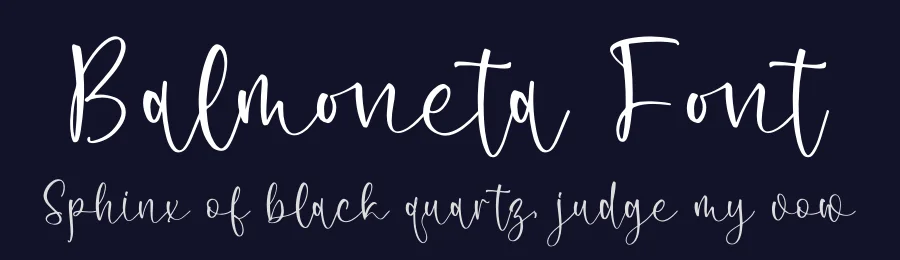 Balmoneta Font by perspectype — Script Handwritten Font — thumbnail 2