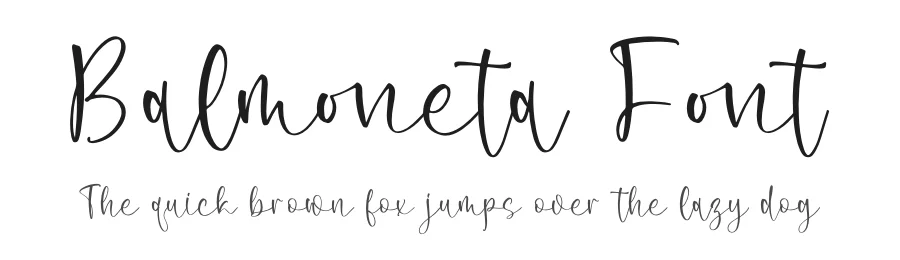 Balmoneta Font by perspectype — Script Handwritten Font