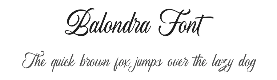 Balondra Font by Rantautype — Script Handwritten Font