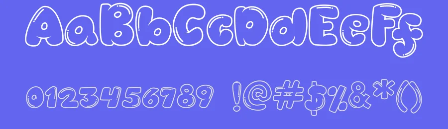 Balonku Cartoon Font by azkaryzki — Display Font — thumbnail 3