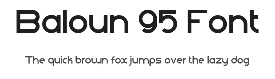 Baloun 95 Font by Tiago Oliveira — Sans Serif Font