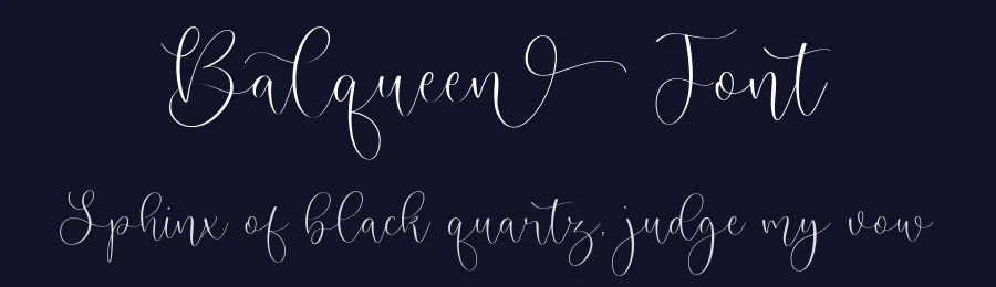 Balqueen Font by Timur type — Script Handwritten Font — thumbnail 2