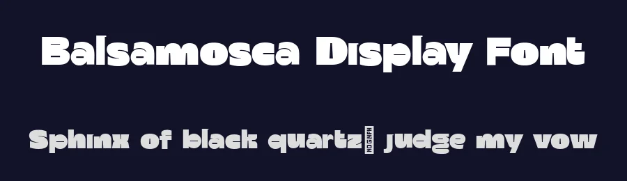 Balsamosca Display Font by Ibra Creative Studio — Display Font — thumbnail 2
