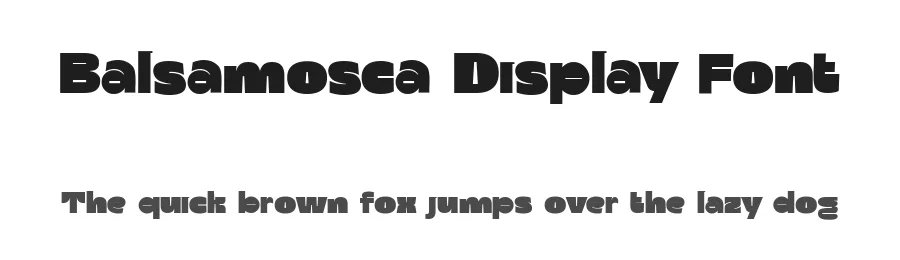 Balsamosca Display Font by Ibra Creative Studio — Display Font