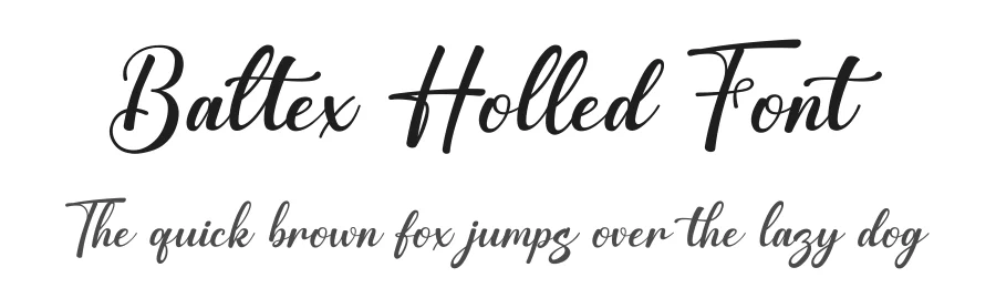 Baltex Holled Font by JavaPep — Script Handwritten Font