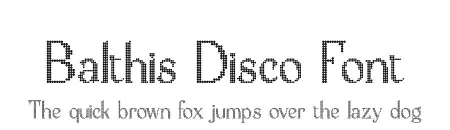 Balthis Disco Font by craftsupplyco — Display Font