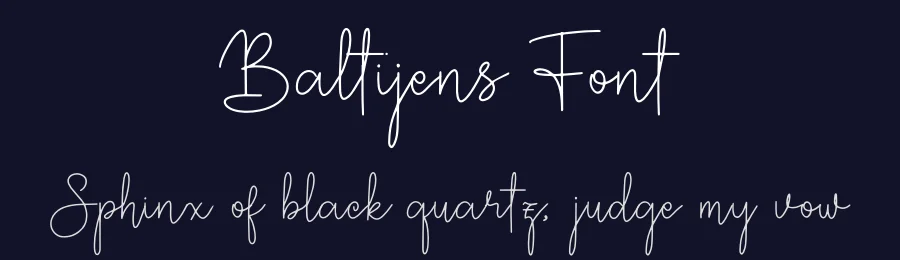 Baltijens Font by Denustudios — Script Handwritten Font — thumbnail 2